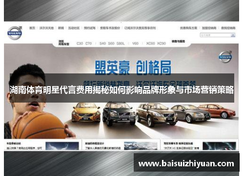湖南体育明星代言费用揭秘如何影响品牌形象与市场营销策略